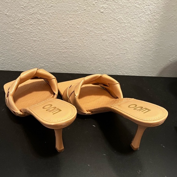 EGO Braided Square Toe Sandal UK Size 7 US Size 9 Color Beige - Picture 6 of 7